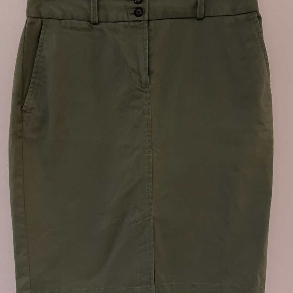 Olive Green Women's Skirt